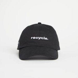 Thousand Fell Recycle Hat White on Black NWT